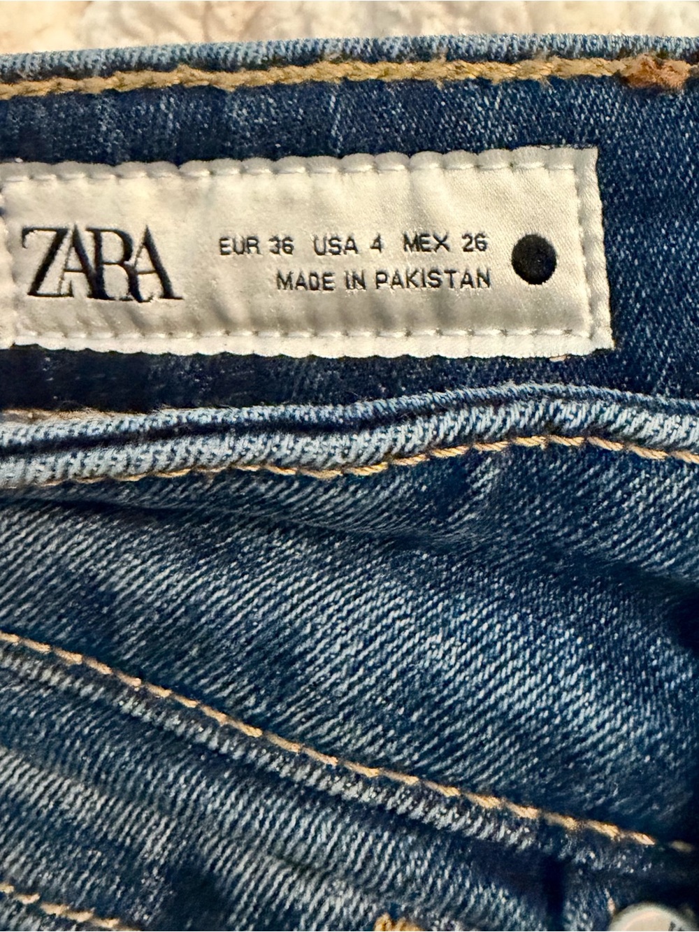 Zara Medium Blue Bootcut Jeans